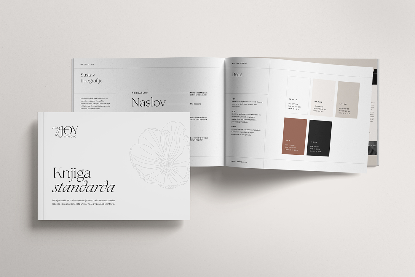 My Joy Studio - Knjiga standarda vizualni identitet